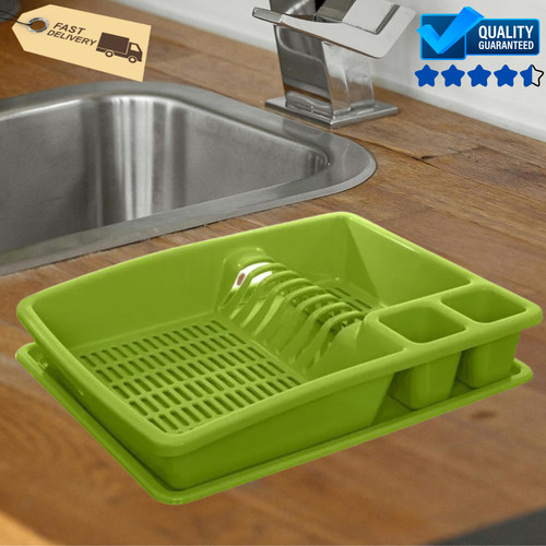 Plastic dish drainer rack with - drainer,