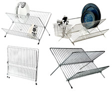 Chrome Foldable Dish Drainer
