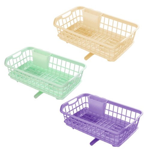 Space saving dish - drainer, with