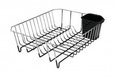 Chrome kitchen dish drainer