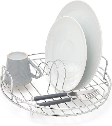 Circular dish drainer - dish,