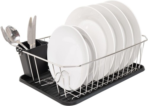 Stainless steel dish drainer - stainless,