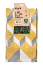 2 Eco Dish Drying Mat Rack